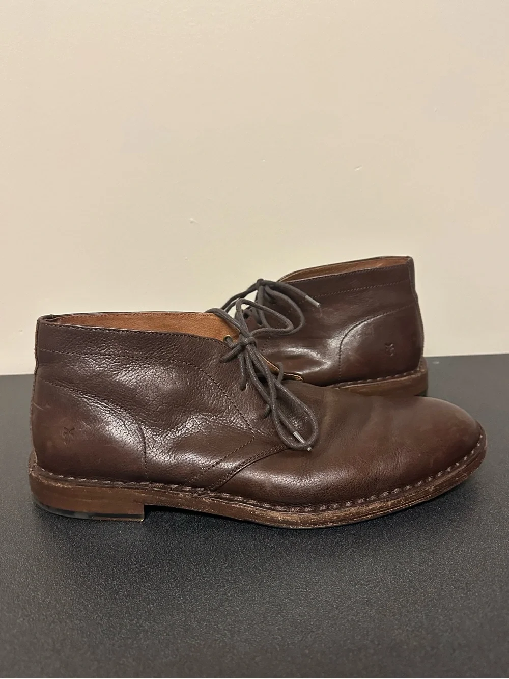 Frye Mark Leather Chukka Boot Brown Leather Mens Size 11 Dress Shoes